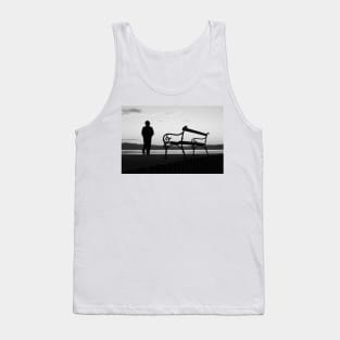 Silhouette,Bench,Tranquillity Tank Top